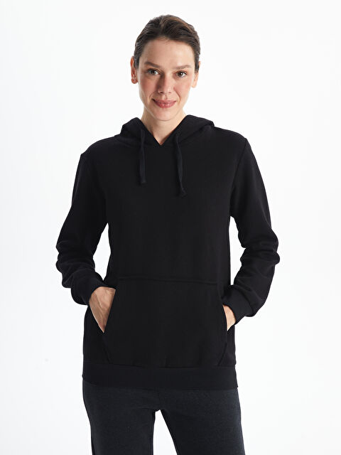 LC WAIKIKI Kadın Kalın Hoodie - W4KV79Z8-CVL