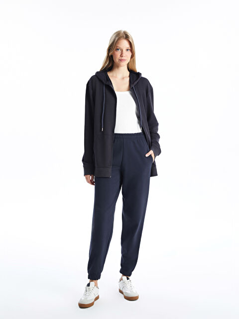 LC WAIKIKI Beli Lastikli Kadın Kalın Jogger Eşofman Altı - W4KY08Z8-RFH