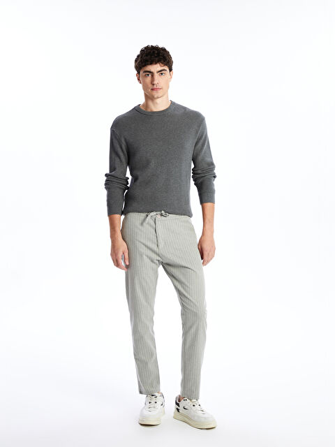 XSIDE Standart Kalıp Çizgili Erkek Pantolon - W4KY33Z8-LFZ
