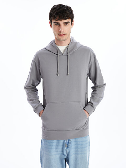 XSIDE Sweatshirt à Capuche Épais pour Hommes à Manches Longues - W4KY35Z8-R2L
