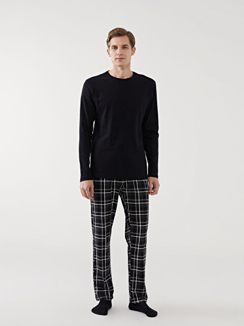 LC WAIKIKI Standart Kalıp Erkek Pijama Takımı - W4L017Z8-CVL