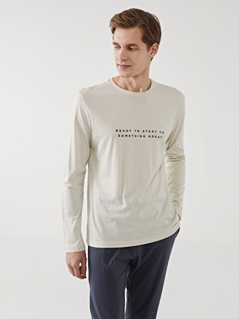 LC WAIKIKI Standart Kalıp Erkek Pijama Takımı - W4L023Z8-FUC