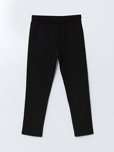LCW Kids Beli Lastikli Basic Kız Çocuk Tayt - W4L031Z1-CVL
