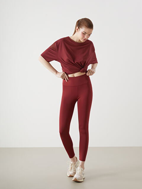 KOOR SPORT Beli Lastikli Kadın Tayt - W4L077Z8-HRL