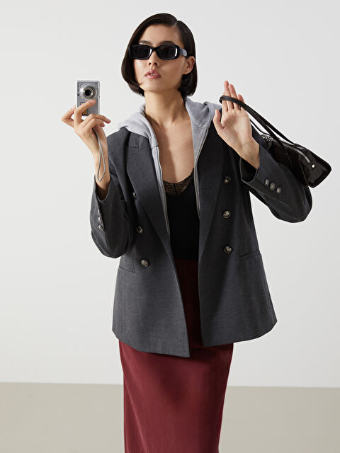 LCW Vision Kadın Blazer Ceket - W4L178Z8-D2X