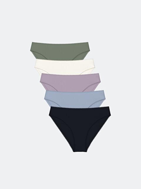 LCW DREAM Düz Bikini Külot 5'li - W4L271Z8-GCK