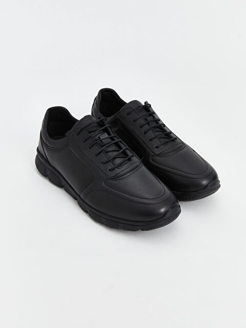 LCW STEPS Bağcıklı Deri Görünümlü Erkek Klasik Ayakkabı - W4L288Z8-HUC