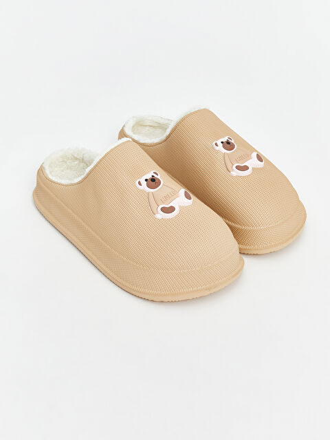 LCW STEPS Ayıcık Baskılı Kadın Ev Terliği - W4L289Z8-CR8