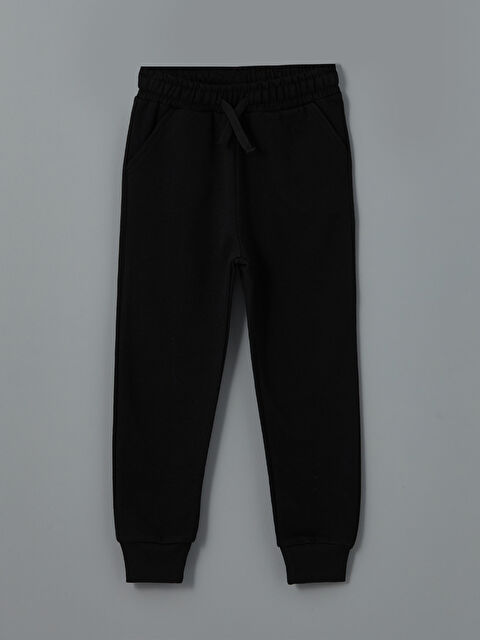 LCW Kids Beli Lastikli Basic Erkek Çocuk Jogger Eşofman Alt - W4L477Z1-CVL
