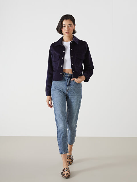 LCW Jeans Mom Fit Kadın Jean Pantolon - W4L632Z8-507