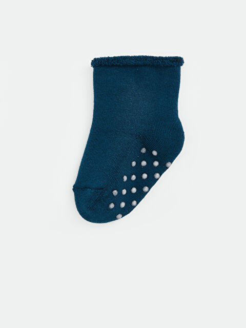 LCW ECO Baskılı Erkek Bebek Ev Çorabı - W4L665Z1-Z0C