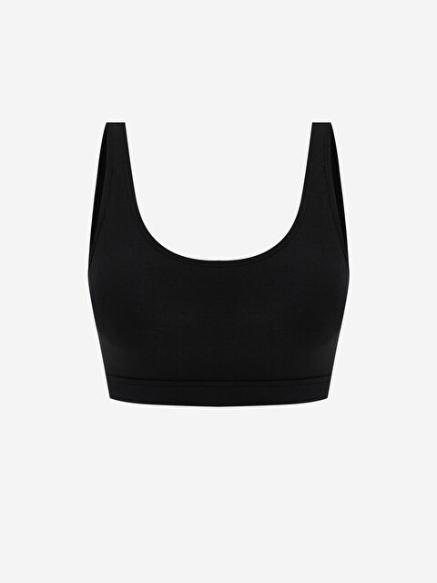 LCW Young U Yaka Çıkarılabilir Pedli Düz Büstiyer - W4L672Z8-CVL