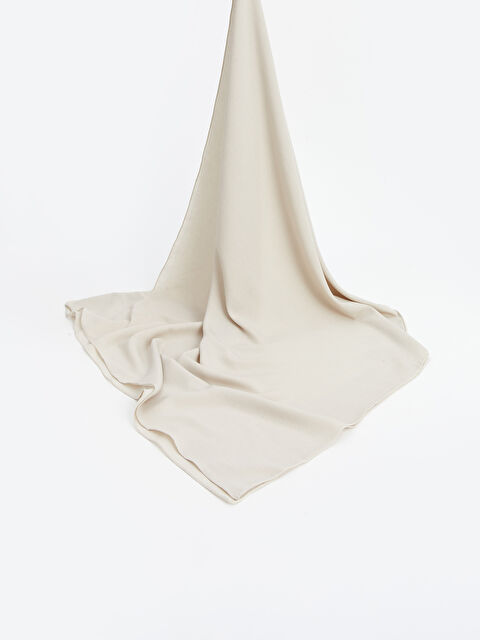 LCW Modest Düz Vual Kadın Şal - W4L729Z8-YKL