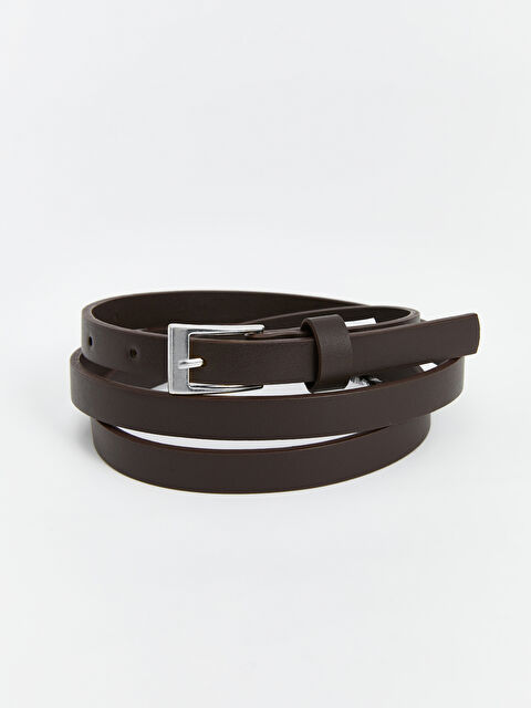 LCW ACCESSORIES Deri Görünümlü Kadın Kemer 3'lü - W4L741Z8-CZF