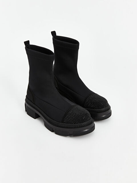 KOOR Parlak Taş Detaylı Kadın Bot - W4L774Z8-HUC