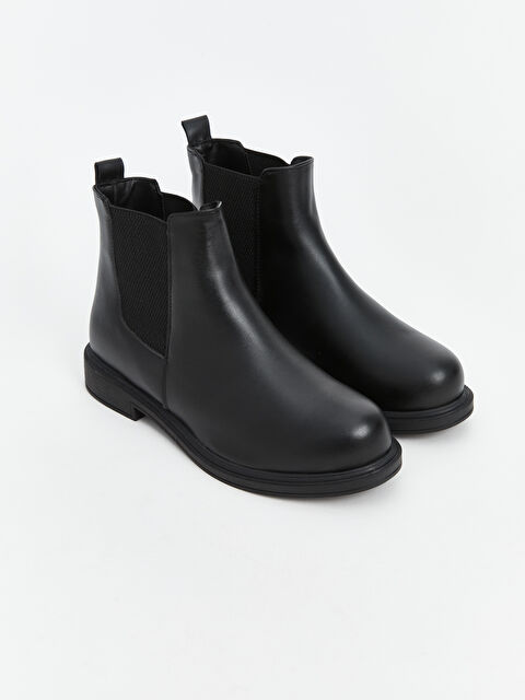 KOOR Deri Görünümlü Kadın Yağmur Botu - W4L787Z8-HUC