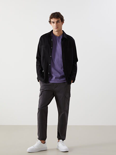 XSIDE Standart Kalıp Gabardin Erkek Jogger Pantolon - W4L816Z8-SEH