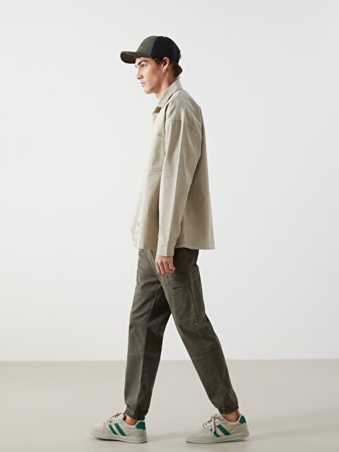 XSIDE Standart Kalıp Gabardin Erkek Jogger Pantolon - W4L816Z8-SEM