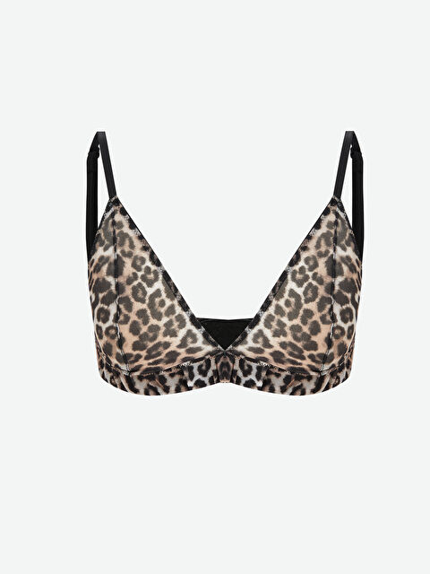 LCW DREAM Balensiz Dolgusuz Leopar Desenli Bralet - W4L913Z8-LTE