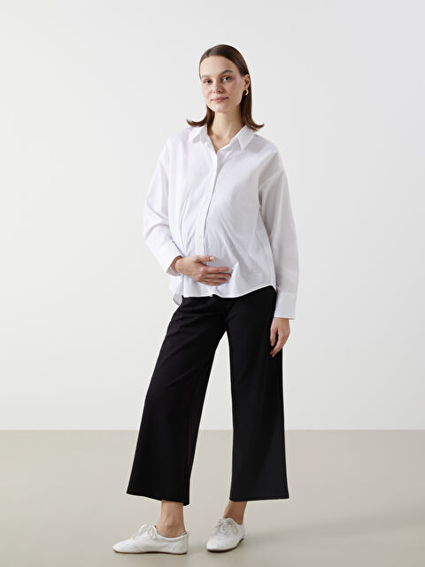 LCWAIKIKI Maternity Karın Panelli Geniş Paça Hamile Pantolon - W4L918Z8-CVL