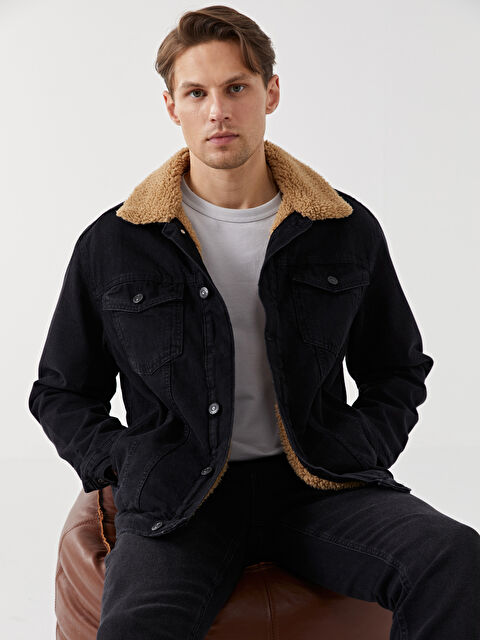 XSIDE Standart Kalıp Erkek Jean Ceket - W4L945Z8-326