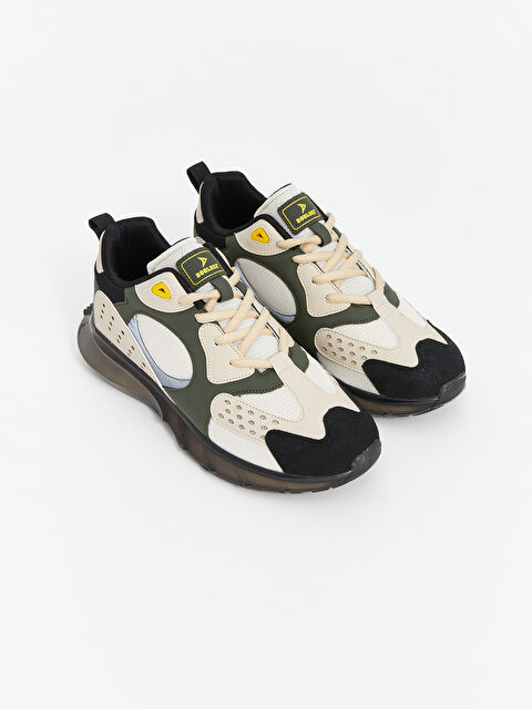 Boulder Renk Bloklu Bağcıklı Erkek Spor Ayakkabı - W4L963Z8-S41