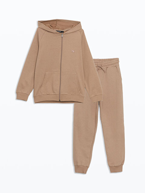 LCW Kids Kapüşonlu Erkek Çocuk Eşofman Takım - W4L979Z4-CV5