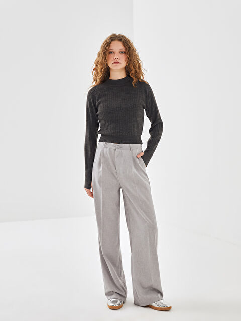 LC WAIKIKI Loose Fit Geniş Paça Kadın Pantolon - W4LA65Z8-CUZ