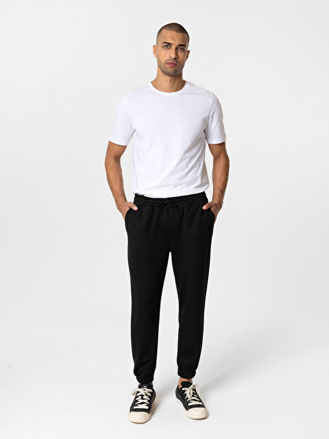 XSIDE Standart Kalıp Erkek Kalın Jogger Eşofman Altı - W4LA86Z8-CVL