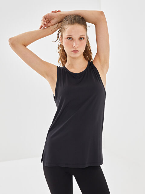 KOOR SPORT Bisiklet Yaka Kadın Atlet - W4LB17Z8-CVL