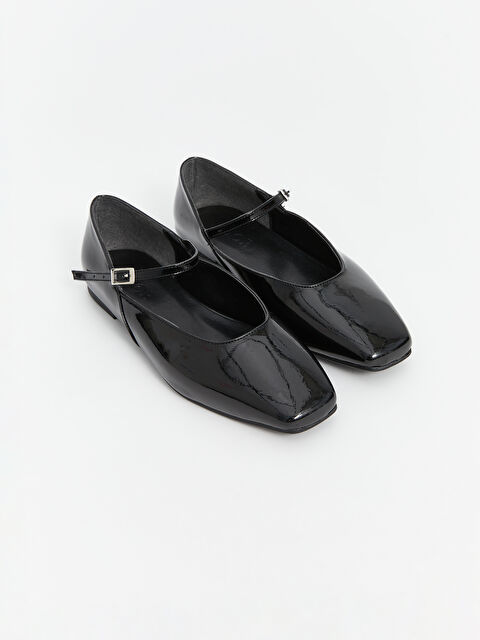 KOOR Deri Görünümlü Kadın Babet - W4LB24Z8-HUC