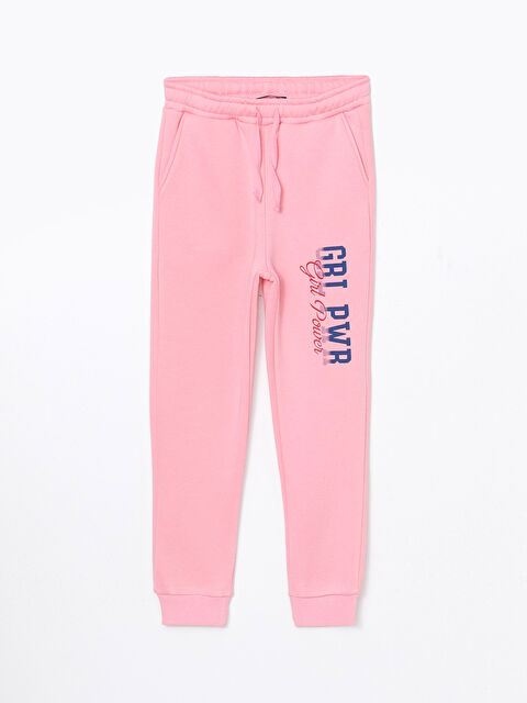 LCW Kids Beli Lastikli Kız Çocuk Jogger Eşofman Altı - W4LB59Z4-FSX