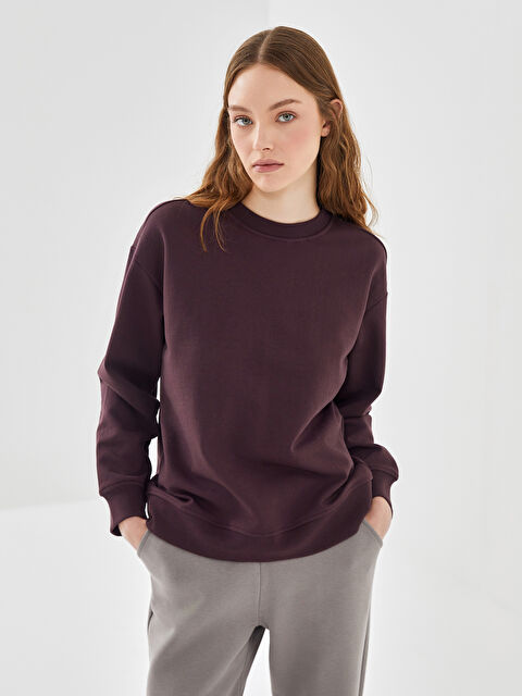 LC WAIKIKI Bisiklet Yaka Kadın Sweatshirt - W4LC03Z8-HPU