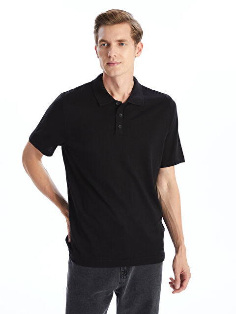 LCWAIKIKI Classic Polo Yaka Kısa Kollu Erkek Tişört - W4LC16Z8-CVL