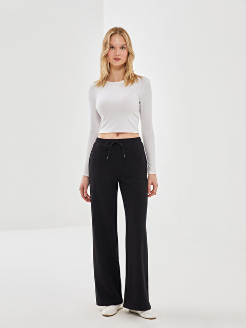 LC WAIKIKI Beli Lastikli Kadın Eşofman Altı - W4LC25Z8-CVL