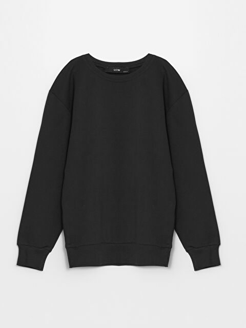 LCW Kids Bisiklet Yaka Erkek Çocuk Sweatshirt - W4LD79Z4-HEG