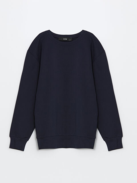 LCW Kids Bisiklet Yaka Erkek Çocuk Sweatshirt - W4LD79Z4-HSF