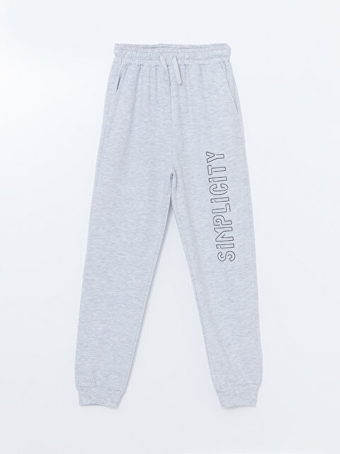 LCW Kids Beli Lastikli Erkek Çocuk Jogger Eşofman Altı - W4LE06Z4-DEK