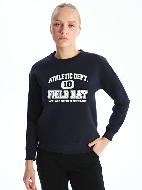 LC WAIKIKI Bisiklet Yaka Kadın Sweatshirt - W4LE51Z8-HSF