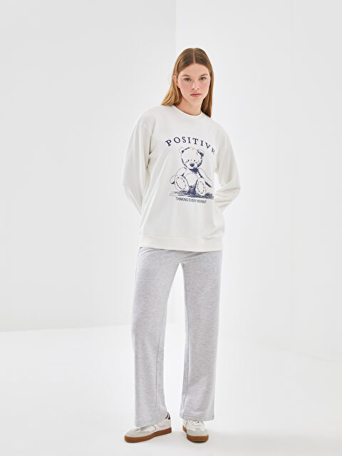 LC WAIKIKI Beli Lastikli Boru Paça Kadın Eşofman Alt - W4LE65Z8-GE9