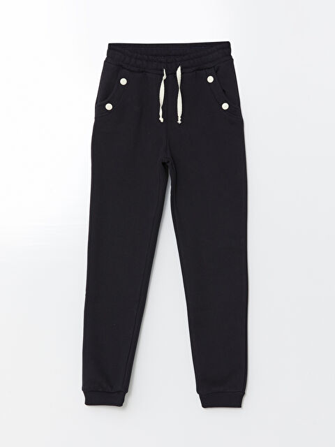 LCW Kids Beli Lastikli Kız Çocuk Jogger Eşofman Altı - W4LE94Z4-HSF