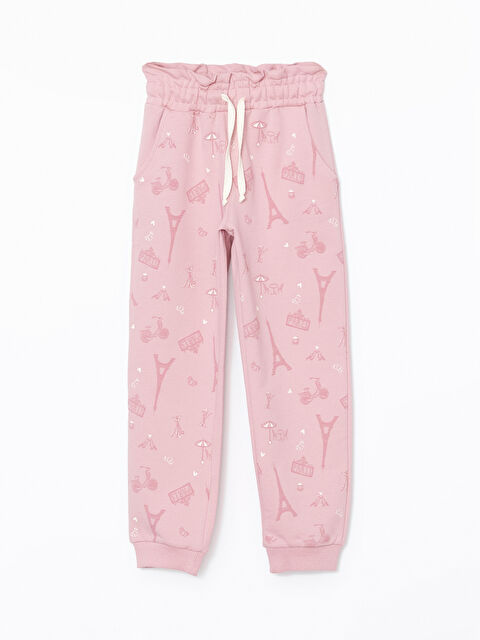 LCW Kids Beli Lastikli Kız Bebek Eşofman Altı - W4LF03Z1-FSX