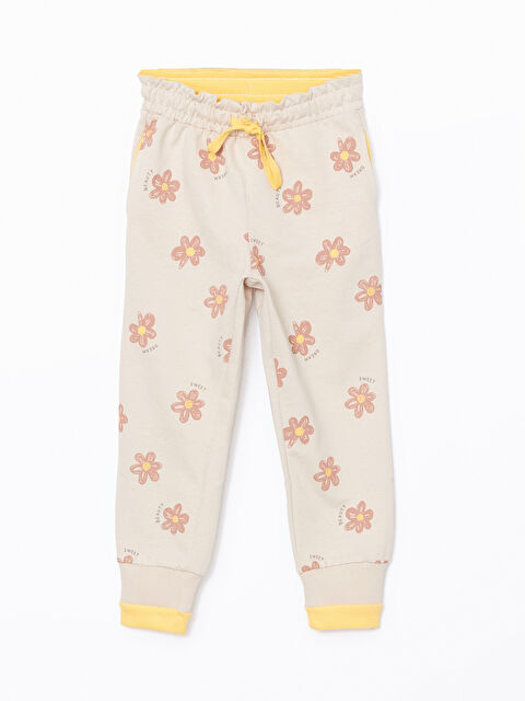 LCW Kids Beli Lastikli Kız Çocuk Eşofman Altı - W4LF04Z1-FRJ