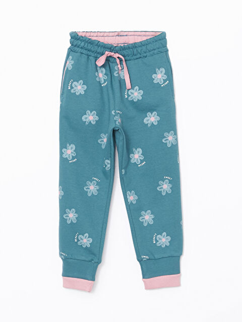 LCW Kids Beli Lastikli Kız Çocuk Eşofman Altı - W4LF04Z1-GTT