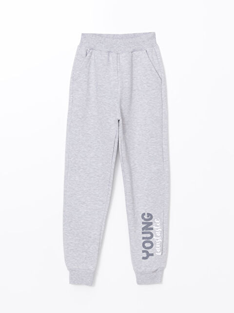 LCW Kids Beli Lastikli Erkek Çocuk Jogger Eşofman Altı - W4LG00Z4-DEK