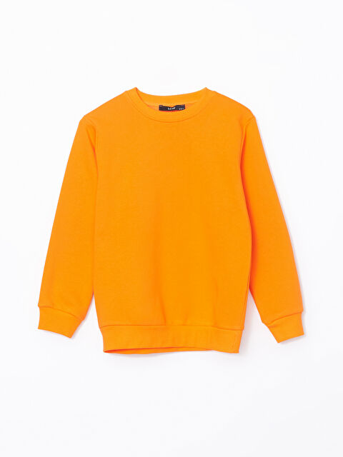 LCW Kids Bisiklet Yaka Kız Çocuk Sweatshirt - W4LG11Z4-GNN