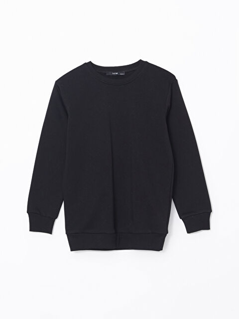 LCW Kids Bisiklet Yaka Erkek Çocuk Sweatshirt - W4LG12Z4-HEG