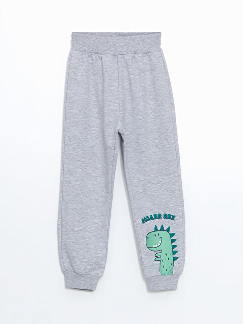 LCW Kids Beli Lastikli Kalın Erkek Bebek Jogger Eşofman Altı - W4LG13Z1-DEK