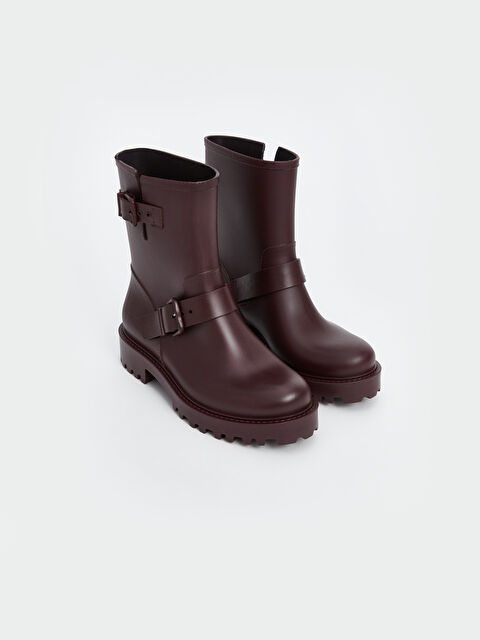 LCW STEPS Deri Görünümlü Kadın Bot - W4LI01Z8-CTM