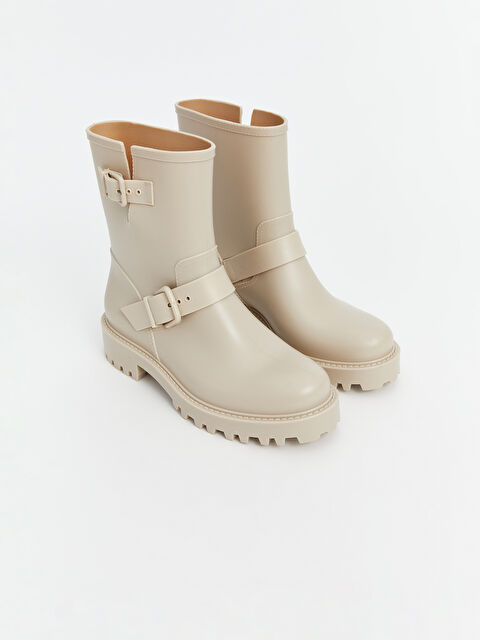 LCW STEPS Deri Görünümlü Kadın Bot - W4LI01Z8-R81